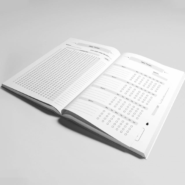 Undated Daily Planner – 3-Month Organizer with 204 Pages, 300 GSM Cover
